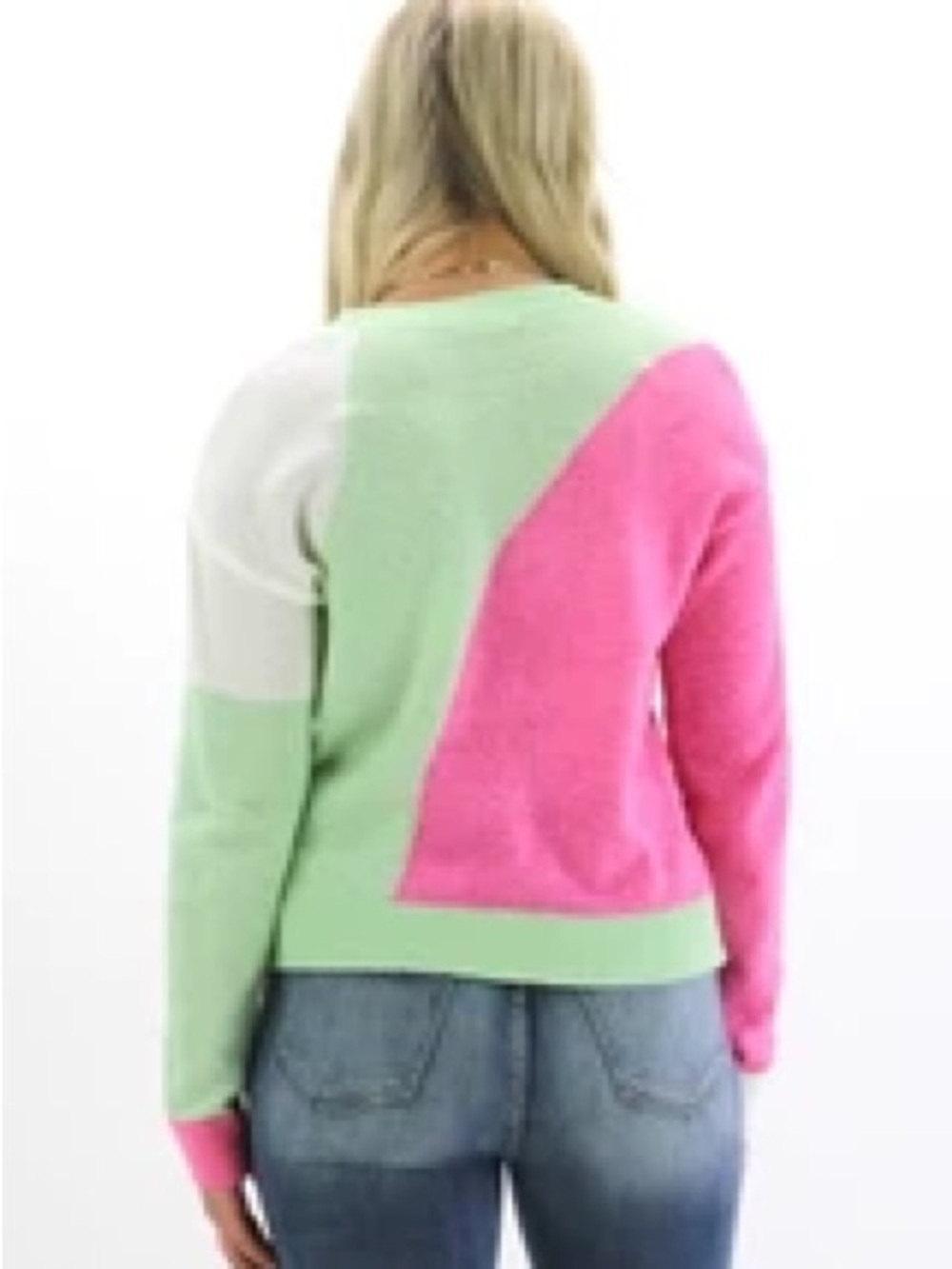 Kori Color Block Knit Sweater - Picture 2 of 11